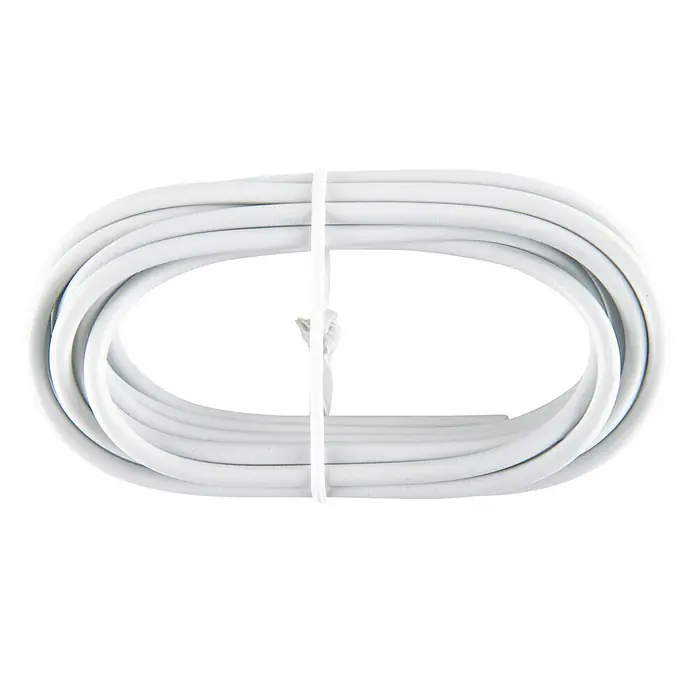 Cable plastificado Portavisillos - Blanco, Largo: 3 m