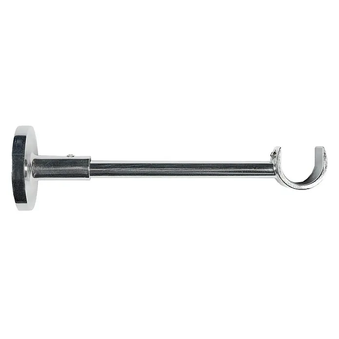 Soporte de pared Largo Tendencias - Cromo, Largo: 17,4 cm