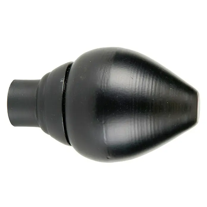 Tapa final Colonial Oval - Negro, 1 ud.