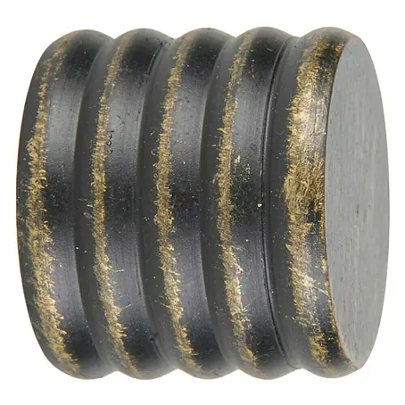 Tapa final tapón Antique negro oro