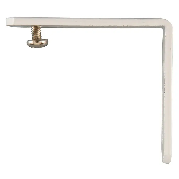 Escuadra para cortinas - L x An x Al: 6,1 x 1,6 x 5,2 cm, Específico para: Guías y rieles de cortina, Atornillado