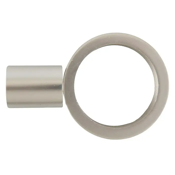 Tapa final Círculo Ferro wood - Plateado, 1 ud., Para barras con un diámetro de 22 mm