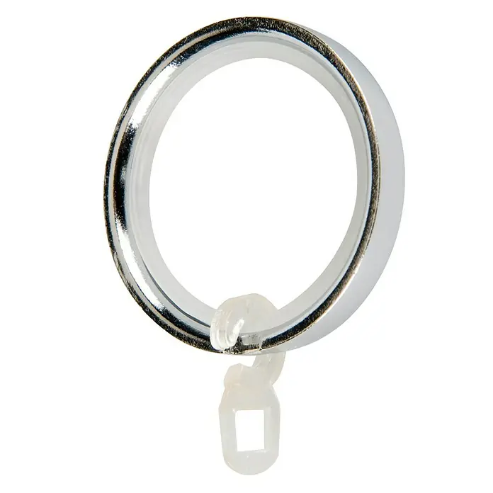 Anilla para cortinas Tendencias - 10 ud., 22 mm, Cromo