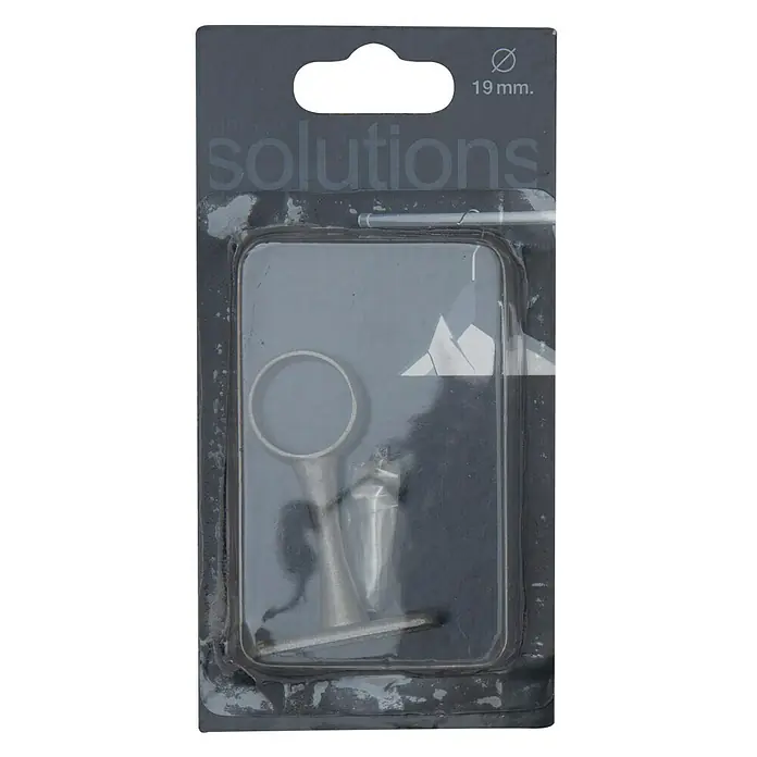 Soporte de pared central Solutions - Gris, Largo: 6,2 cm