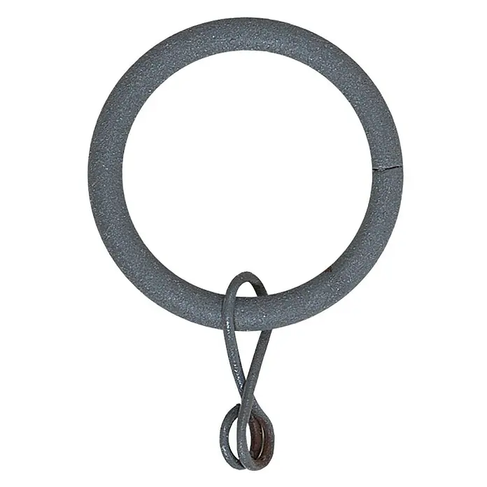 Anilla para cortinas Nordic - 8 ud., 19 mm, Gris