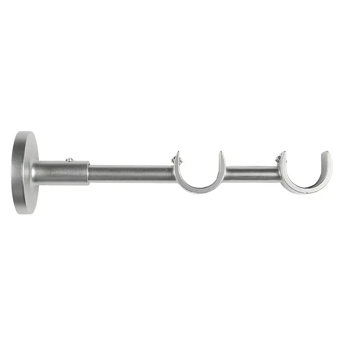 Soporte para pared doble Tendencias - Plateado, Largo: 18 cm