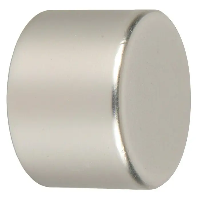 Tapones terminales Ferro Wood - Plateado, 2 ud.