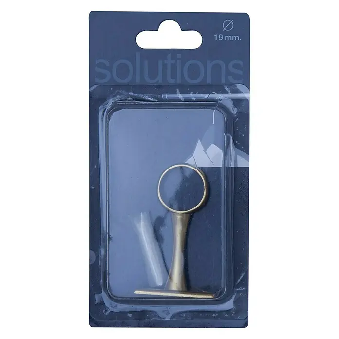 Soporte de pared central Solutions bronce - Largo: 6,2 cm