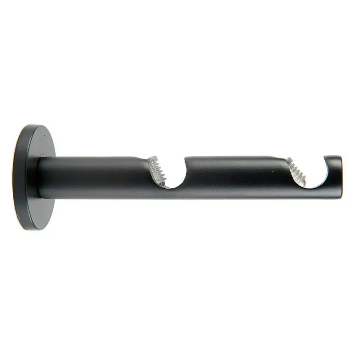 Soporte de pared y techo Ideas 12 - L x An x Al: 10,9 x 3,95 x 3,95 cm, Negro