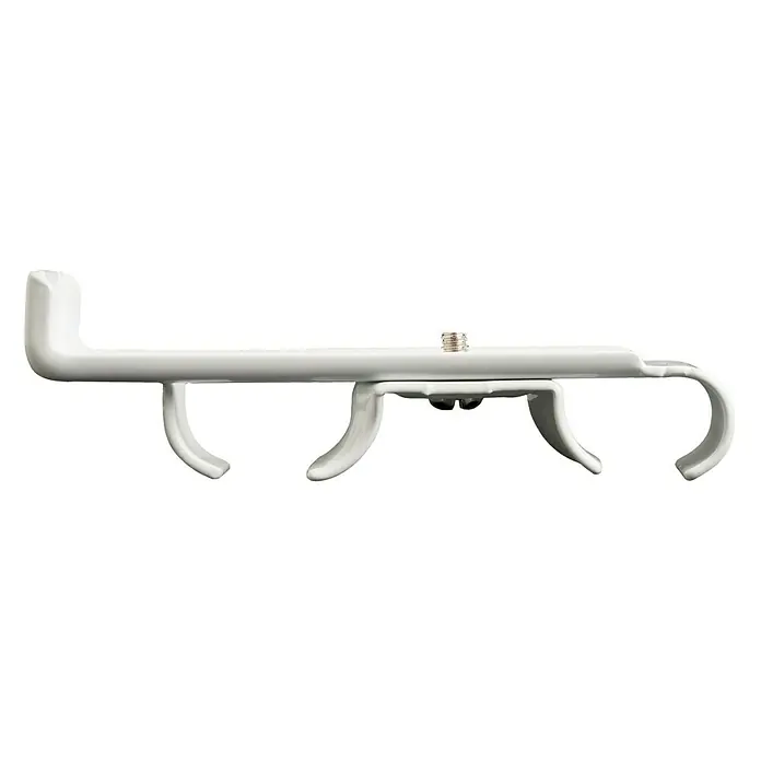Soporte de pared Riel basic - Blanco, L x An x Al: 9,5 x 2 x 2,7 cm, Atornillado
