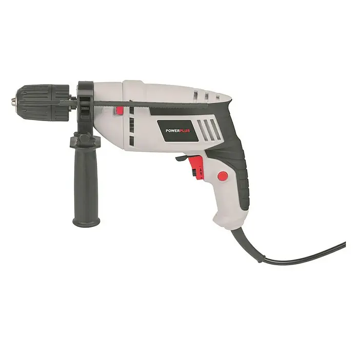 PowerPlus Taladro percutor POWC10200 - 600 W, 3.000 r.p.m.