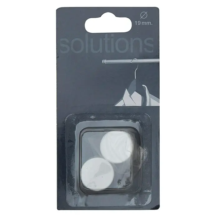 Tapones terminales  Solutions armario - Blanco, 2 ud.