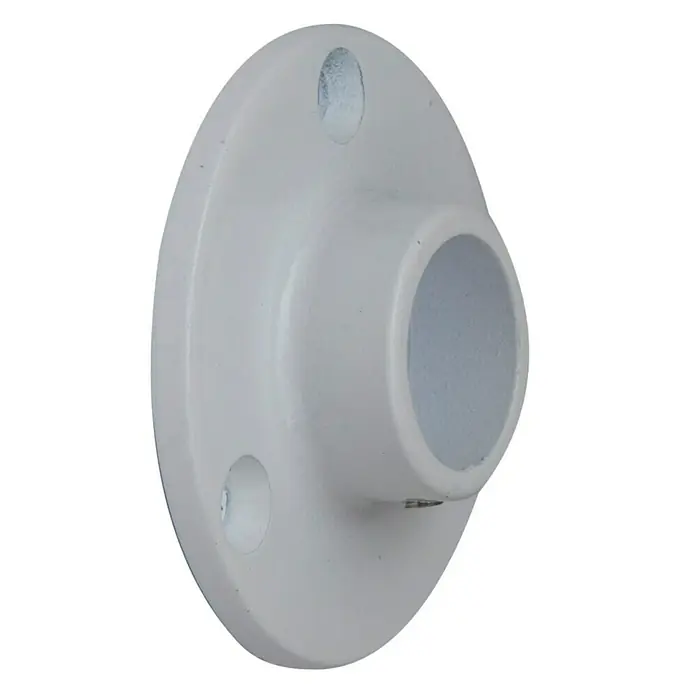 Soporte de pared para armario - Blanco, Largo: 1,5 cm
