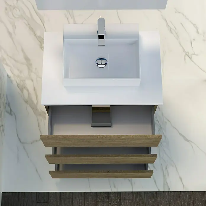 Mueble de lavabo Colours - 46 x 80 x 83 cm, Nebraska, Mate