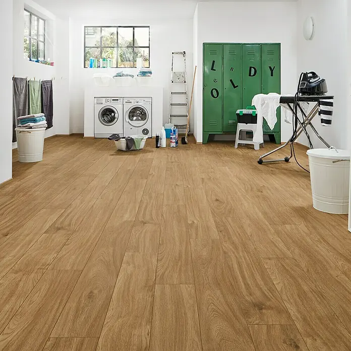 LOGOCLIC Uzorak Aquaprotect Soft Oak - 290 x 200 x 8 mm, Rustikalni pod - Živopisni prikaz