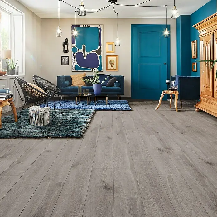 LOGOCLIC Uzorak Aquaprotect Moonlight Oak - 290 x 200 x 8 mm, Rustikalni pod - Živopisni prikaz