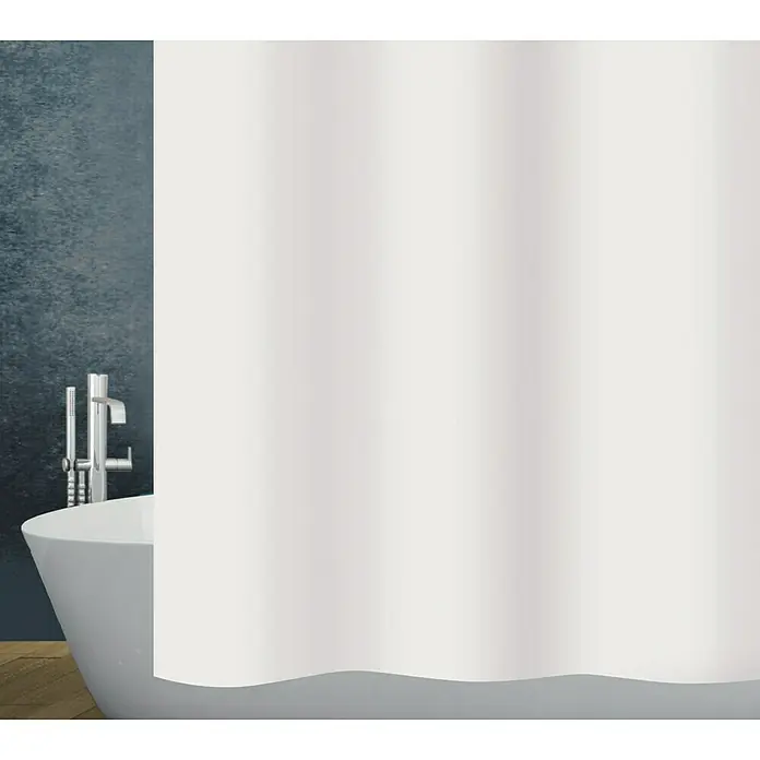 Diaqua Peva Duschvorhang Claro - 180 x 200 cm, Weiß - Vorderansicht