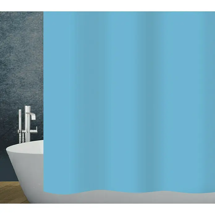 Diaqua Peva Duschvorhang Claro - 180 x 200 cm, Blau - Vorderansicht