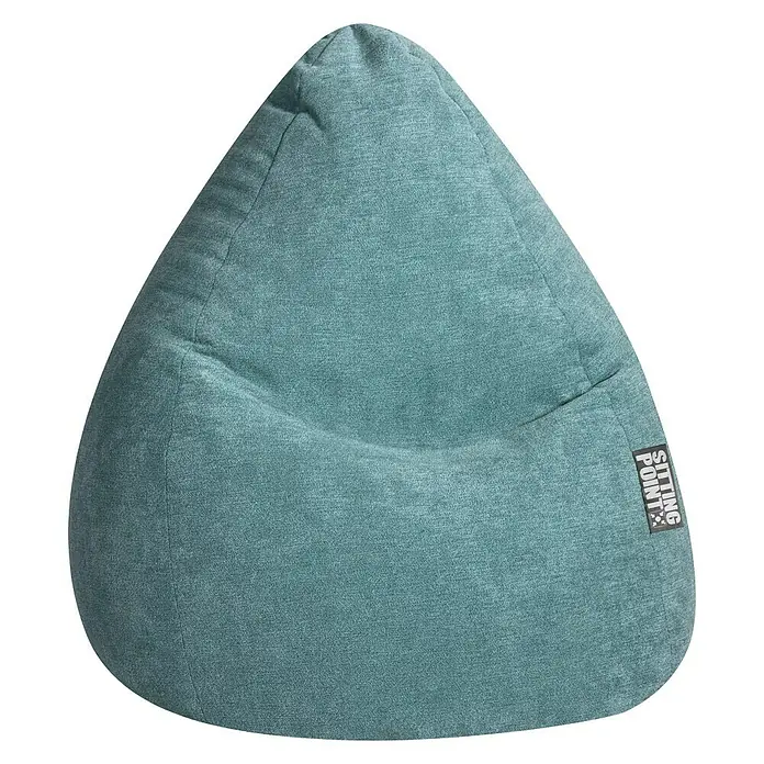 Sitzsack Beanbag Alfa - XXL, Petrol, 100 % Polyester - Vorderansicht