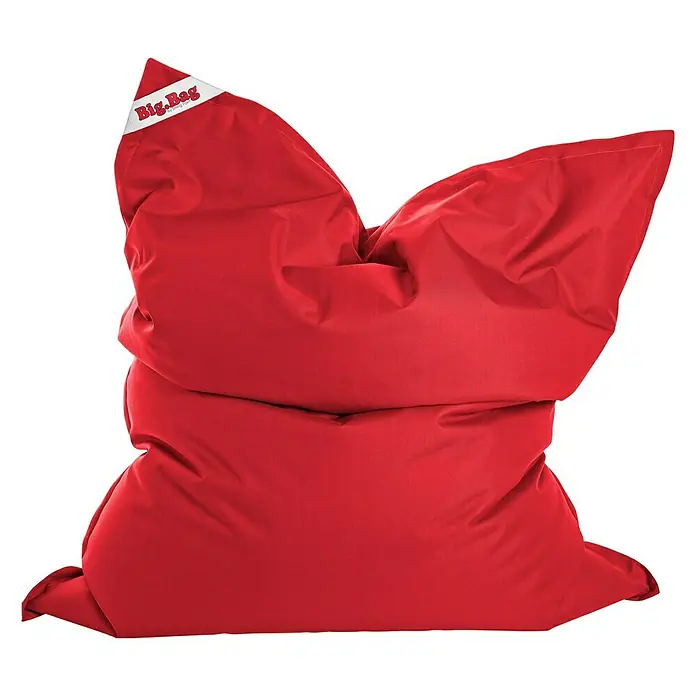 Sitzsack Bigbag Brava - 170 x 130 cm, Tomate, 100 % Polyester/100 % Polyvinylchlorid - Vorderansicht