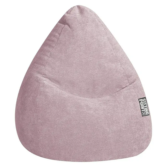 Sitzsack Beanbag Alfa - XXL, Altrosa, 100 % Polyester - Vorderansicht