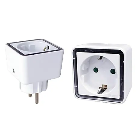 Eurobric 2000  Enchufe con luz LED sensor día/noche