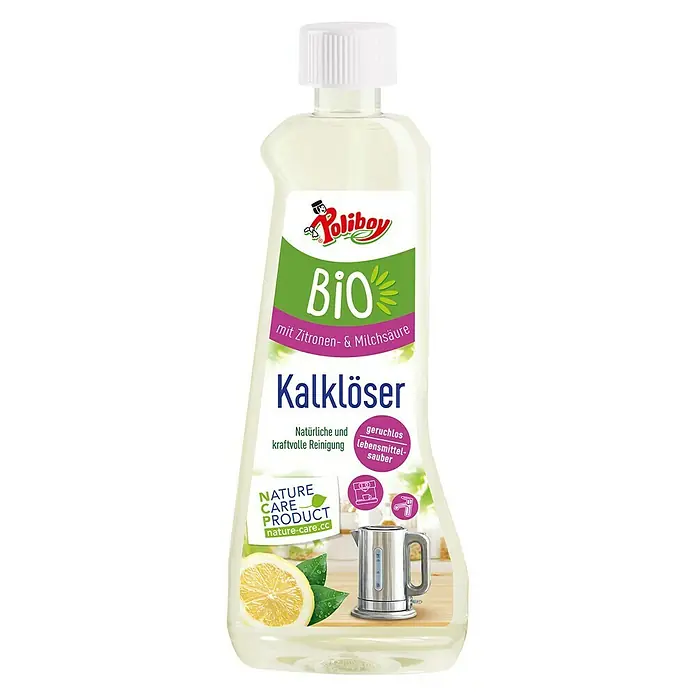 Poliboy Bio Entkalker - 500 ml, Flasche - Vorderansicht