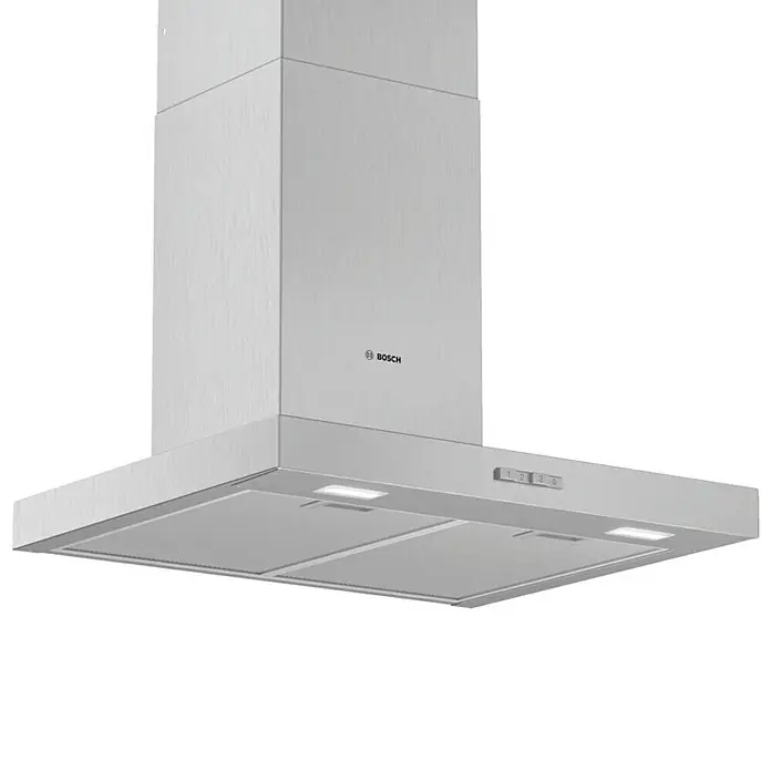 Bosch Campana decorativa de pared DWB66BC50 - Ancho: 60 cm, Potencia de aire máx.: 621 m³/h, Acero inoxidable