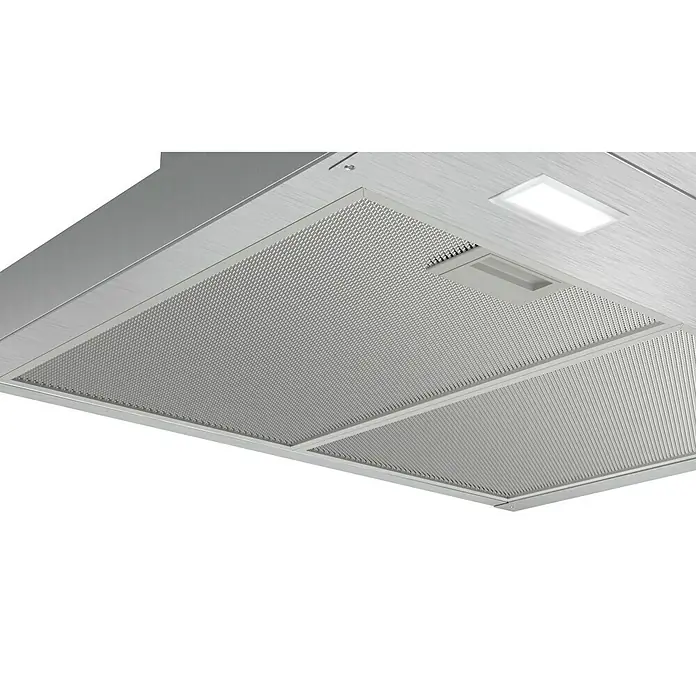 Bosch Campana decorativa de pared DWB66BC50 - Ancho: 60 cm, Potencia de aire máx.: 621 m³/h, Acero inoxidable