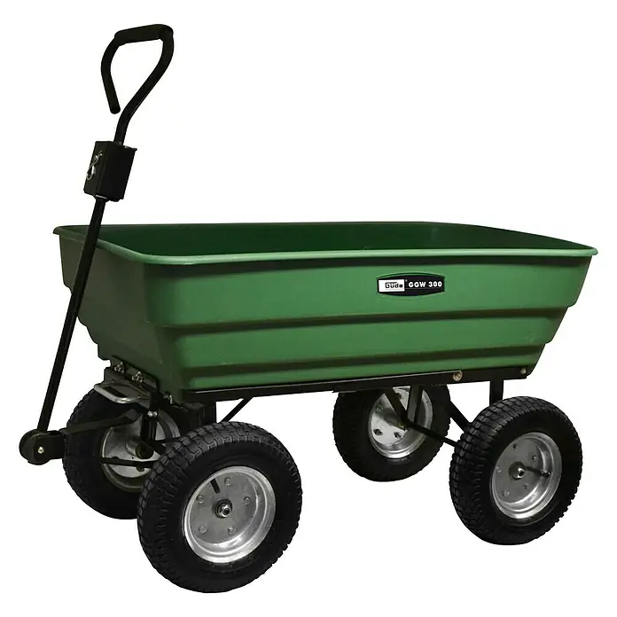 Güde Transportwagen Garten GGW 300 - 119 x 58,5 x 98,5 cm - Vorderansicht