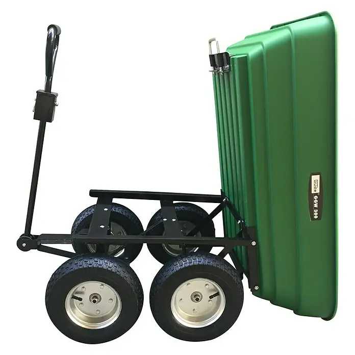 Güde Transportwagen Garten GGW 300 - 119 x 58,5 x 98,5 cm - Linke Seitenansicht