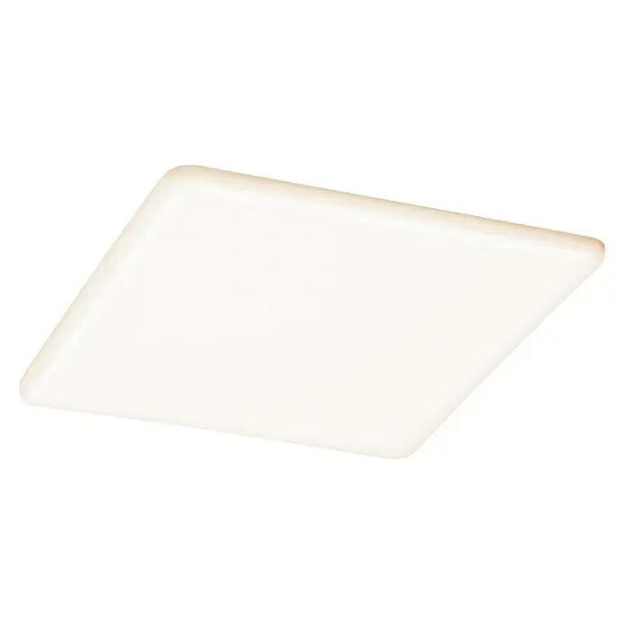Paulmann LED-Panel Veluna VariFit - 21 W, L x B x H: 21,5 x 21,5 x 3,1 cm, Satin, Warmweiß - Vorderansicht