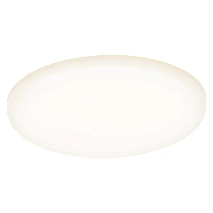 Paulmann Okrugla ploča s LED svjetlom - 8,5 W, Ø x V: 12,5 x 3,1 cm, Satin, Topla bijela - Pogled sprijeda