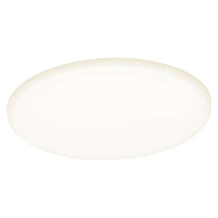 Paulmann Okrugla ploča s LED svjetlom - 17 W, Ø x V: 18,5 x 3,1 cm, Satin, Topla bijela - Pogled sprijeda