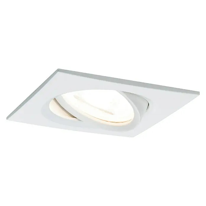 Paulmann LED-Einbauleuchte Nova - 6,5 W, Weiß, Warmweiß, 1 Stk. - Vorderansicht