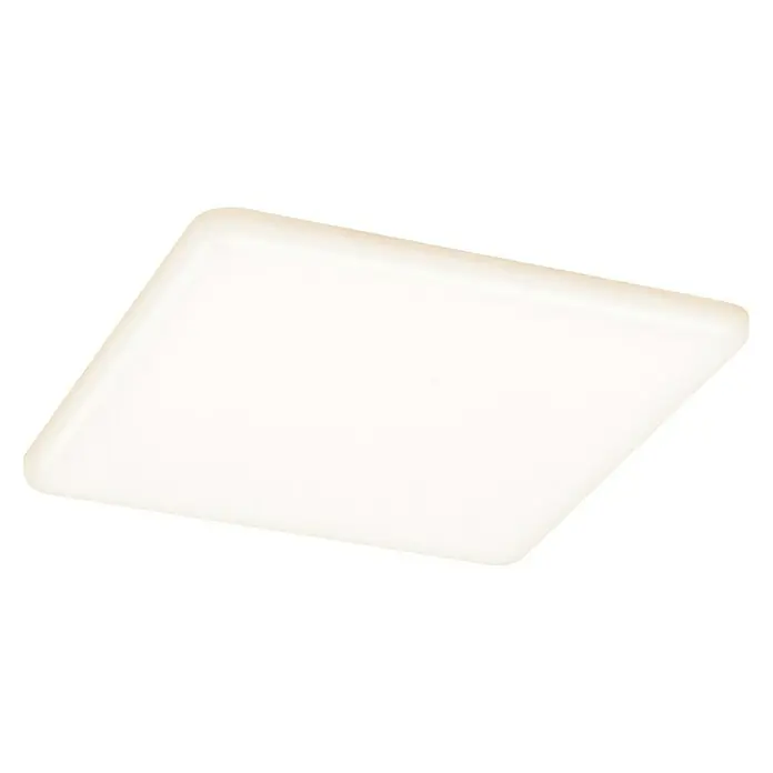Paulmann LED-Panel Veluna VariFit - 17 W, L x B x H: 18,5 x 18,5 x 3,1 cm, Satin, Warmweiß - Vorderansicht