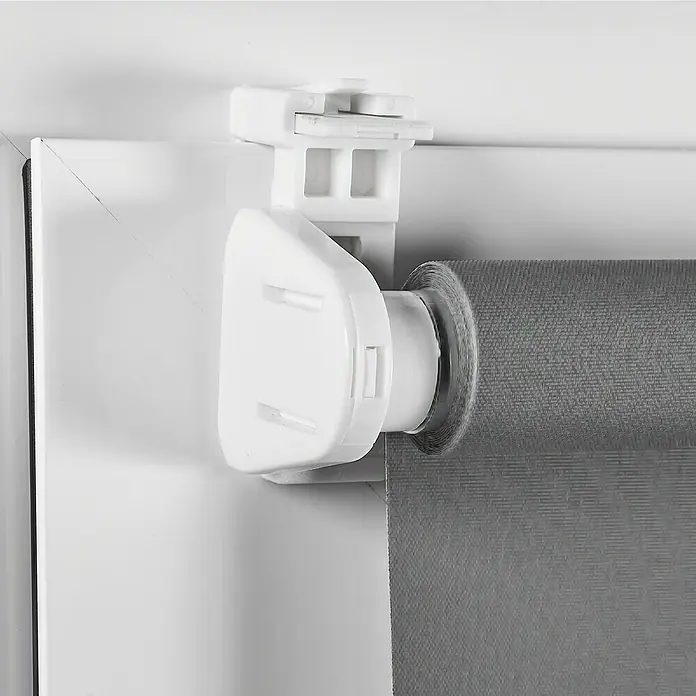 Estor enrollable Clip&Fix - An x Al: 75 x 180 cm, Blanco nieve