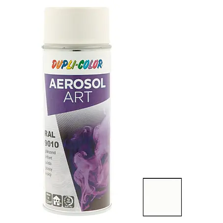 Dupli-Color Aerosol Art Sprayverf RAL 9010 Zuiver wit