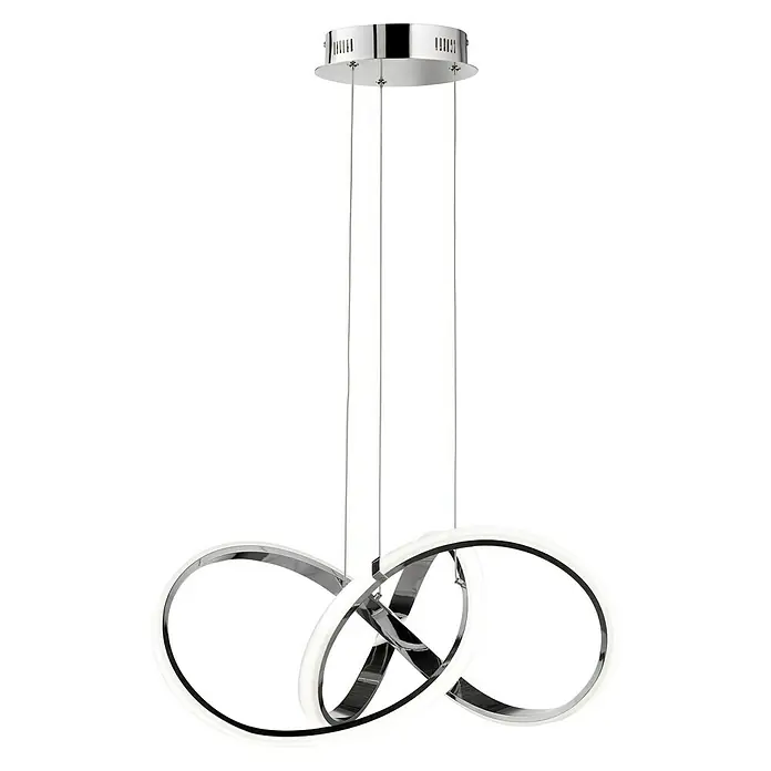 WOFI Indigo LED-Pendelleuchte - Höhe: 27 cm - Vorderansicht