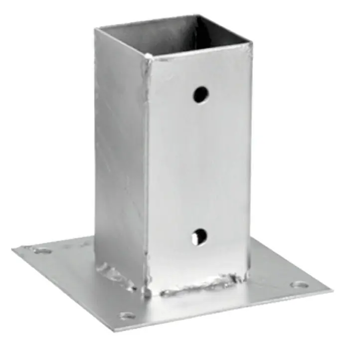 Soporte para poste para suelo - Apto para: Soporte de estaca de 90 x 90 mm