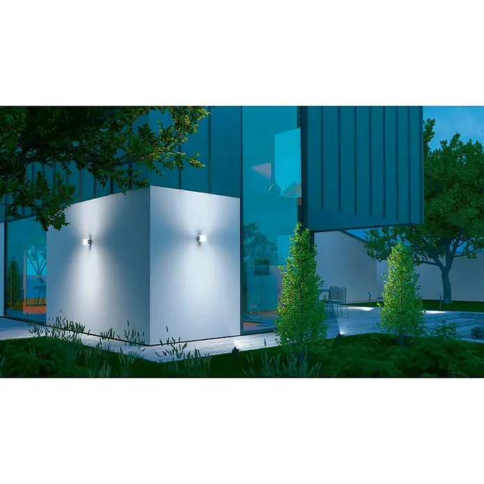 Steinel LED-Strahler NightAutomatic - Anthrazit, L x B x H: 14 x 6,9 x 36,9 cm, IP44
