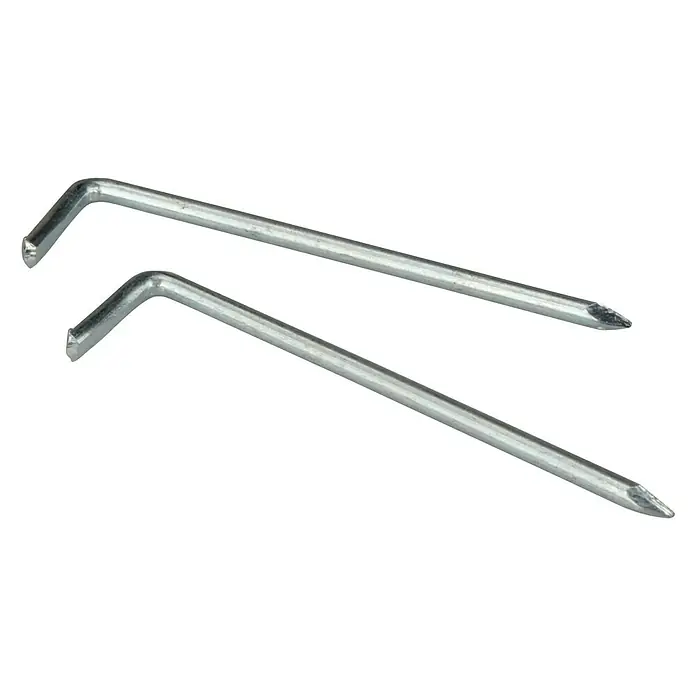 Voltomat Hakennägel - Ø x L: 3 x 70 mm, Stahl, Galvanisch verzinkt, 25 Stk. - Ansicht von oben