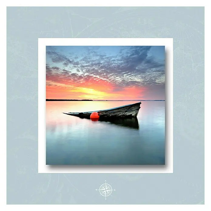 Cuadro de vidrio - Alone II, An x Al: 50 x 50 cm - Vista frontal