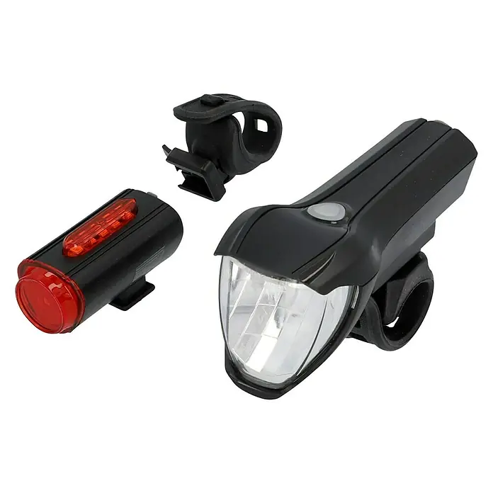 Fischer LED-Akkuleuchten-Set Twin - 5 -tlg., Lichtstärke: 50 Lux, Leuchtdauer: 4 h, Spritzwassergeschützt - Ansicht von oben