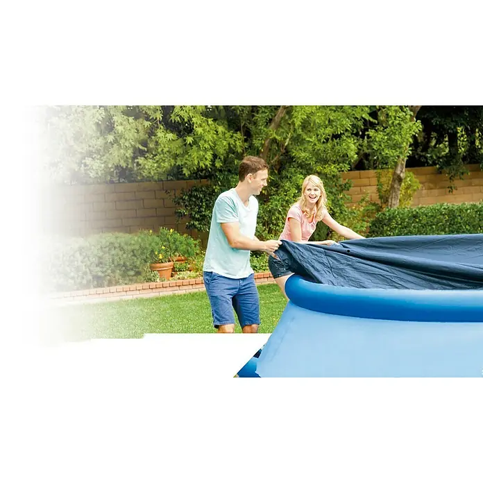 Intex Zaštitna navlaka za bazen - Promjer: 305 cm, Debljina materijala: 0,18 mm, Vinil