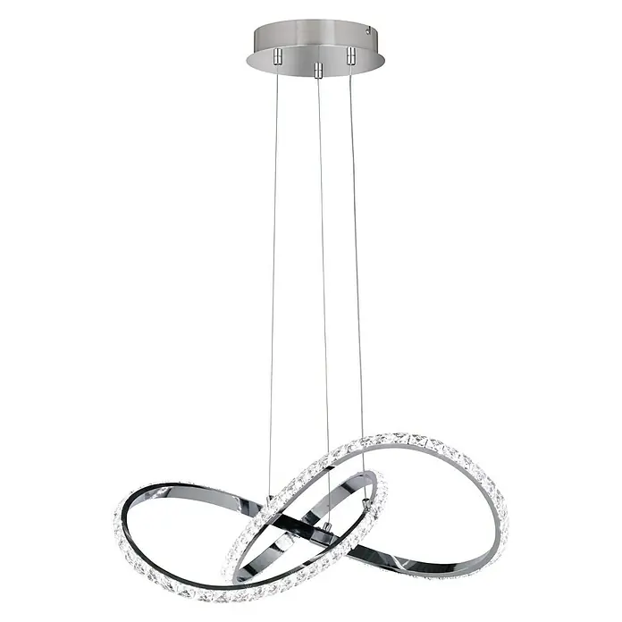 WOFI LED-Pendelleuchte Prisma - Höhe: 120 cm - Vorderansicht