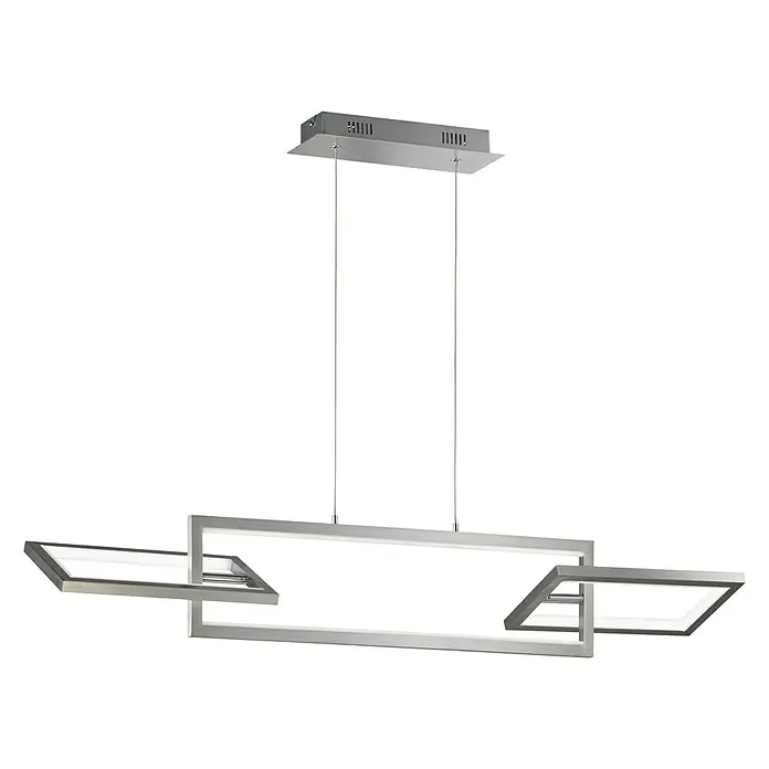 WOFI Muriel LED-Pendelleuchte - Höhe: 150 cm - Vorderansicht
