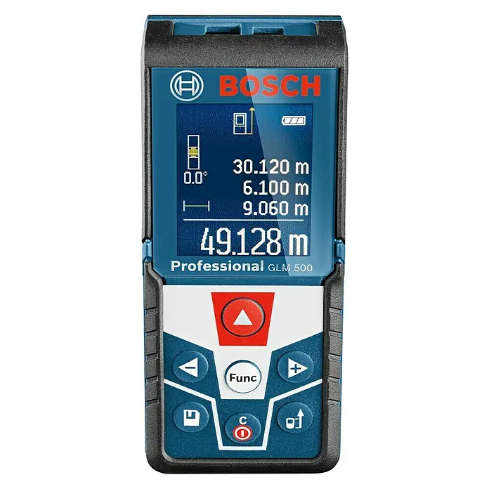 Bosch Professional Laserafstandsmeter GLM 500 - Meetbereik: 0,05 - 50 m