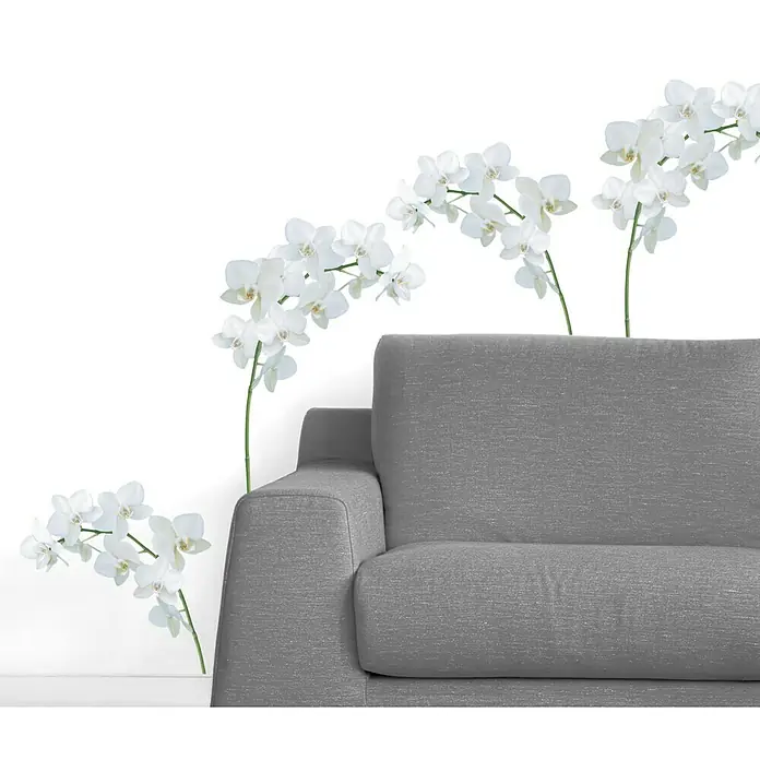 Vinilo de pared - Orquídea, 21 x 29,7 cm - Foto ambiente
