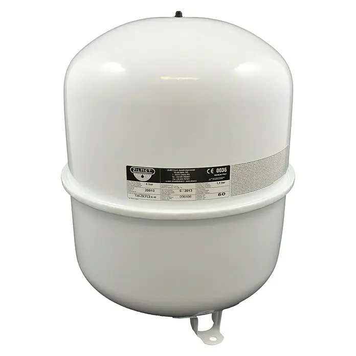 Membran-Ausdehnungsgefäß Zilflex H - 50 l, Betriebsdruck: 1,5 bar - 4 bar - Vorderansicht